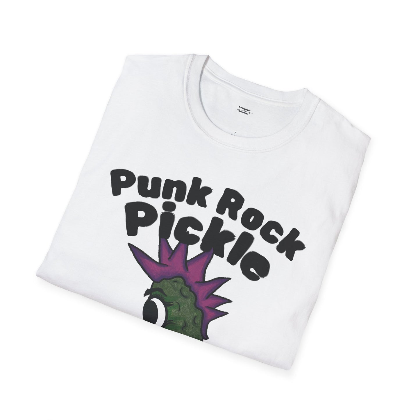 Punk Rock Pickle T-Shirt — Funny Punk Pickle Graphic Tee