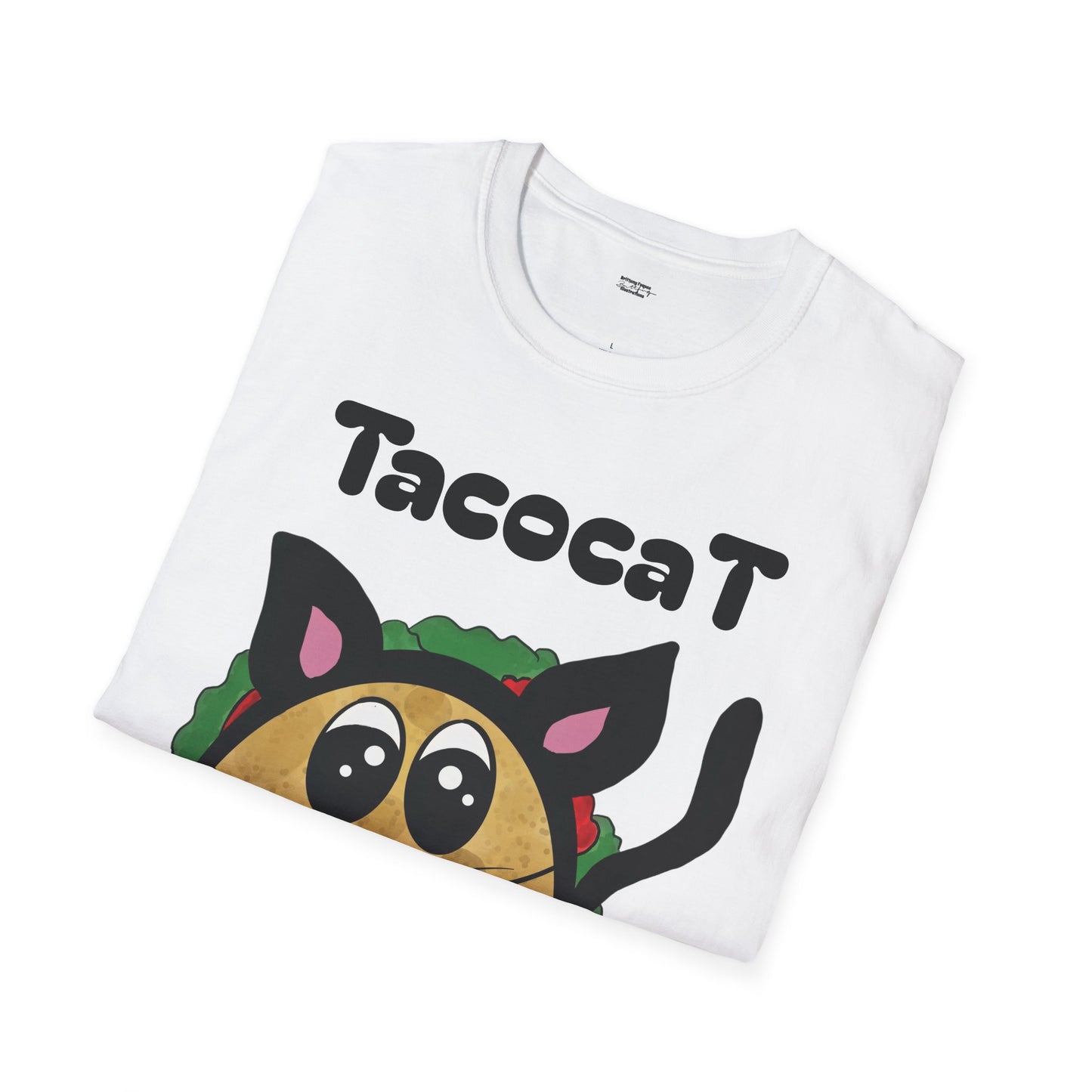 Tacocat Palindrome Taco Cat T-Shirt — Cute Taco Cat Graphic Tee