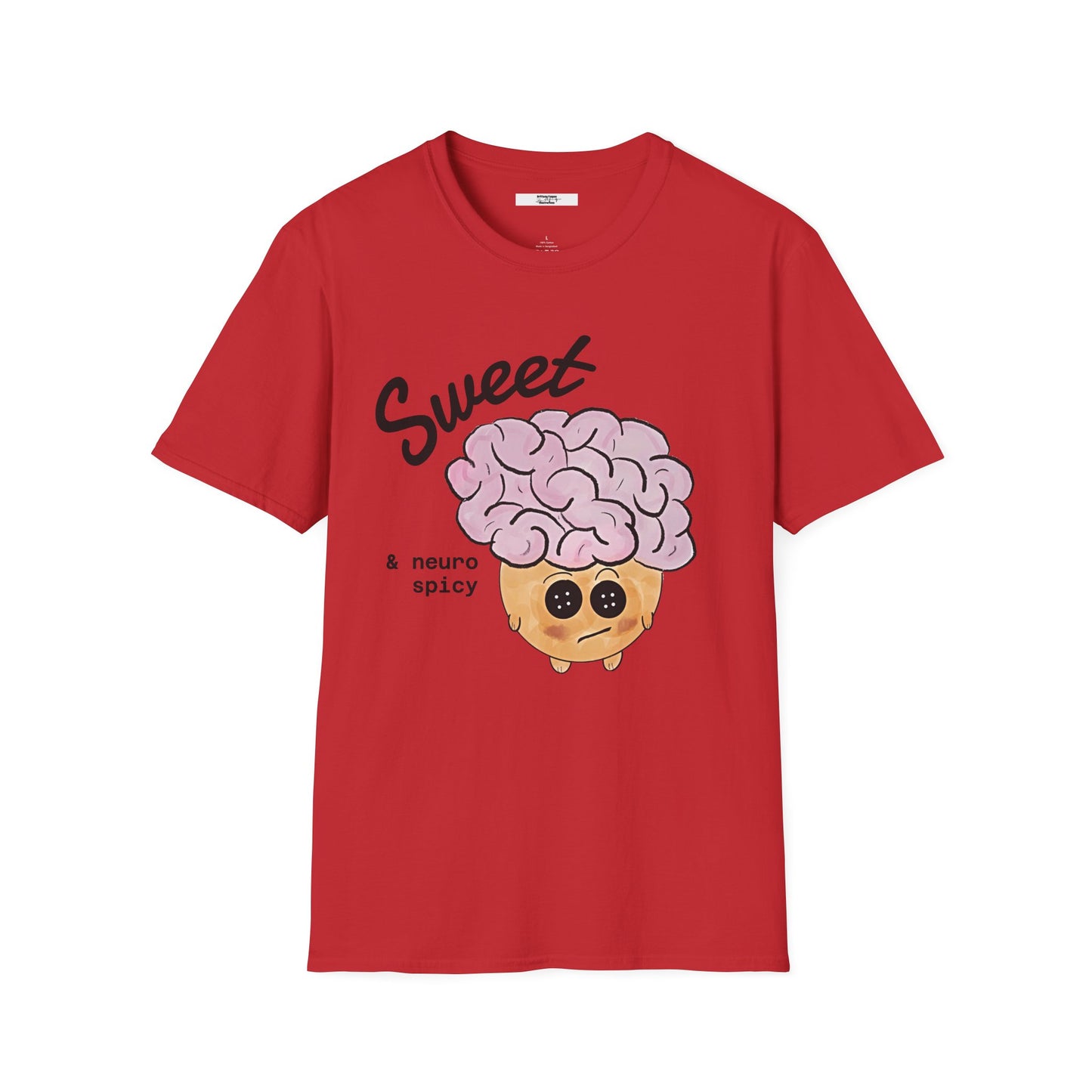 Sweet & Neurospicy Brain Cookie T-Shirt