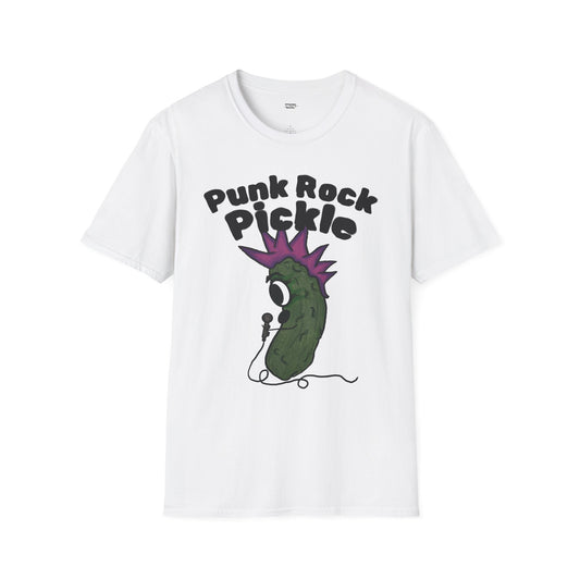 Punk Rock Pickle T-Shirt — Funny Punk Pickle Graphic Tee