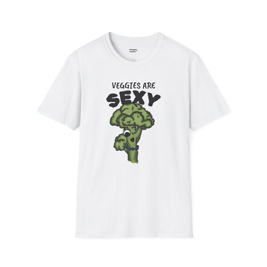T-Shirt — "Veggies Are Sexy" Broccoli Graphic Tee