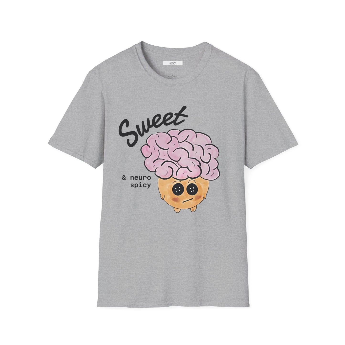 Sweet & Neurospicy Brain Cookie T-Shirt